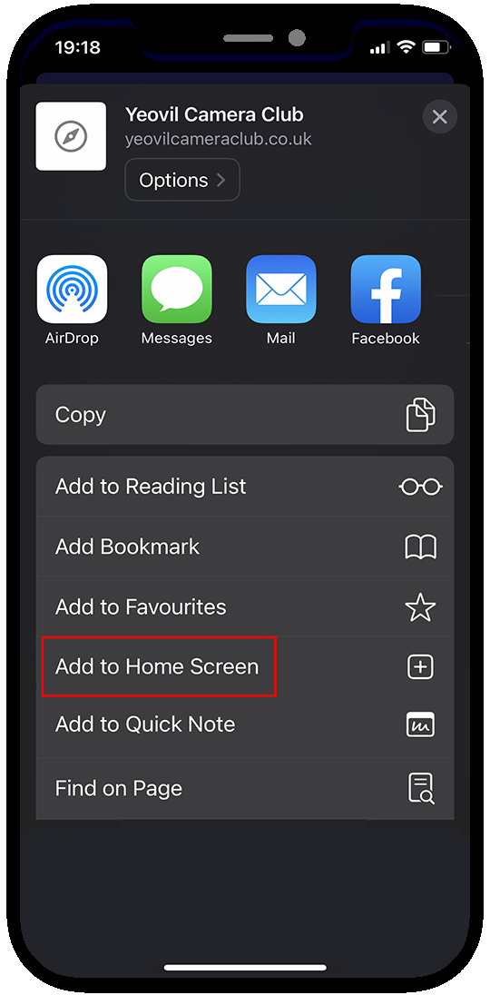 Adding Bookmark